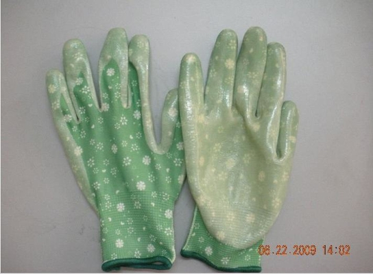 Puncture Resistance Breathed Safety PPE Foamed Nitrile Work Gloves