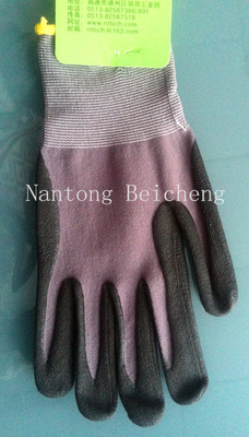 Dot Anti-slip Nitrile Work Gloves 15 Gauge with Nylon Liner Dip Palm