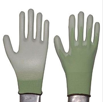 XL Wrinkle Finished PU Coated Glove with Knitted Color Nylon Lining