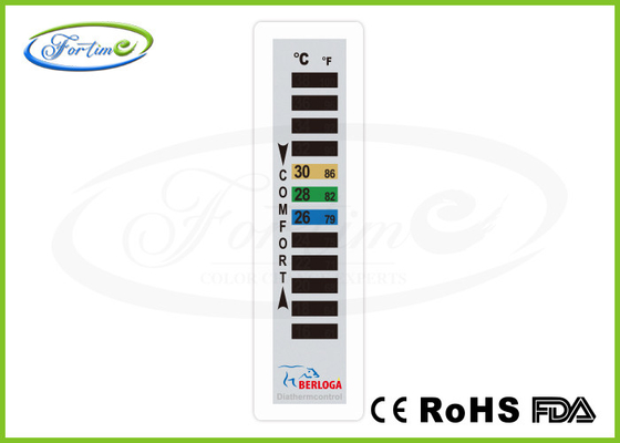 Liquido di plastica Crystal Thermometer della famiglia durevole per i vestiti/cappotti 16 ~ ℃ 38